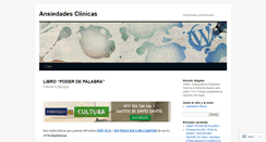 Desktop Screenshot of ansiedadesclinicas.wordpress.com