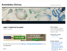 Tablet Screenshot of ansiedadesclinicas.wordpress.com