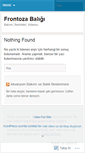 Mobile Screenshot of frontoza.wordpress.com