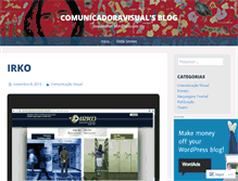 Tablet Screenshot of comunicadoravisual.wordpress.com