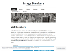 Tablet Screenshot of imagebreakers.wordpress.com