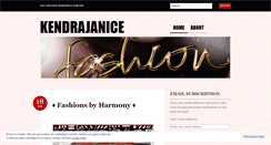 Desktop Screenshot of kendrajanice.wordpress.com