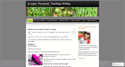 Desktop Screenshot of joisaac.wordpress.com