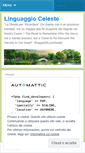 Mobile Screenshot of linguaggioceleste.wordpress.com