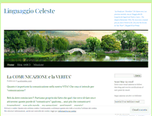 Tablet Screenshot of linguaggioceleste.wordpress.com