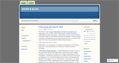 Desktop Screenshot of 3park.wordpress.com