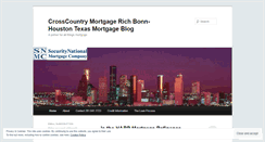 Desktop Screenshot of houstonmortgage.wordpress.com