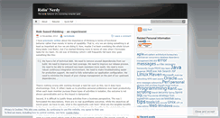 Desktop Screenshot of nerdydeeds.wordpress.com