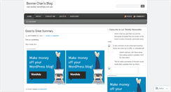 Desktop Screenshot of bonniechansblog.wordpress.com