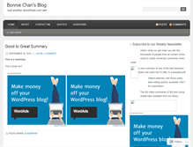 Tablet Screenshot of bonniechansblog.wordpress.com