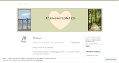 Desktop Screenshot of emeraldpie.wordpress.com