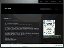 Tablet Screenshot of 3rdlayer.wordpress.com