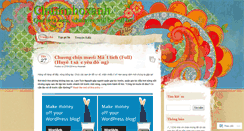 Desktop Screenshot of chumnhoxanh.wordpress.com