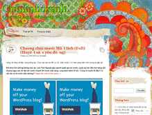 Tablet Screenshot of chumnhoxanh.wordpress.com