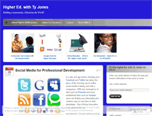 Tablet Screenshot of higheredwithtyjones.wordpress.com