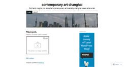 Desktop Screenshot of contemporaryartshanghai.wordpress.com