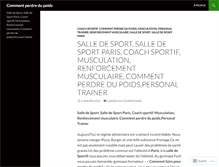 Tablet Screenshot of commentperdredupoidsparis.wordpress.com