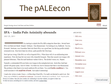 Tablet Screenshot of paleeocon.wordpress.com