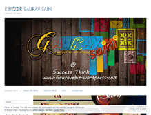 Tablet Screenshot of gauravebiz.wordpress.com