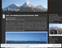 Tablet Screenshot of lesvoyages.wordpress.com