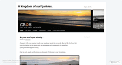 Desktop Screenshot of gromdom.wordpress.com