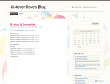 Tablet Screenshot of 4ever1love.wordpress.com