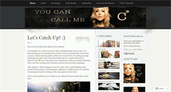 Desktop Screenshot of christincookdotcom.wordpress.com