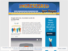 Tablet Screenshot of ingresoenred.wordpress.com