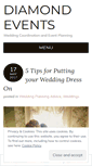 Mobile Screenshot of diamondevents.wordpress.com