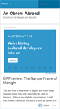 Mobile Screenshot of anobruniabroad.wordpress.com