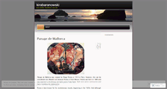 Desktop Screenshot of kirabaranowski.wordpress.com