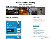 Tablet Screenshot of blackdaffodill.wordpress.com