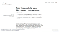Desktop Screenshot of melbaylon.wordpress.com