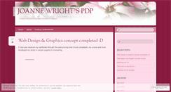 Desktop Screenshot of joannewrightpdp.wordpress.com