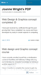 Mobile Screenshot of joannewrightpdp.wordpress.com