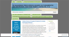 Desktop Screenshot of nazarenoportugues.wordpress.com
