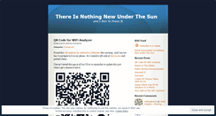Desktop Screenshot of nothingknew.wordpress.com