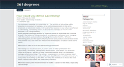 Desktop Screenshot of 361degrees.wordpress.com