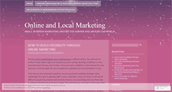 Desktop Screenshot of marketingonlinelocal.wordpress.com