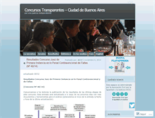 Tablet Screenshot of concursostransparentes.wordpress.com