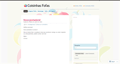 Desktop Screenshot of coisinhasfofas.wordpress.com