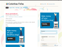 Tablet Screenshot of coisinhasfofas.wordpress.com