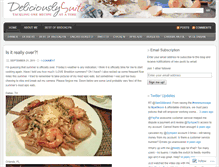 Tablet Screenshot of deliciouslysuite.wordpress.com
