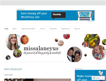 Tablet Screenshot of missalaneyus.wordpress.com