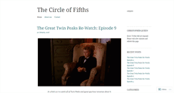 Desktop Screenshot of circleoffifths.wordpress.com