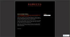 Desktop Screenshot of dameuta.wordpress.com