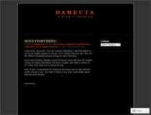 Tablet Screenshot of dameuta.wordpress.com
