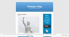 Desktop Screenshot of pikisiqui.wordpress.com