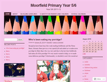 Tablet Screenshot of moorfieldprimaryyear56.wordpress.com