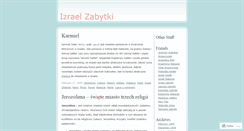 Desktop Screenshot of izraelzabytki.wordpress.com